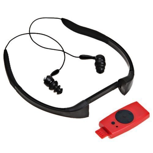 FireAnt®Swimming Diving Waterproof MP3 Player FM Radio Red
