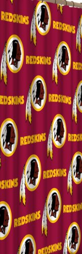 NFL Washington Redskins 72-Inch-by-72-Inch Shower Curtain