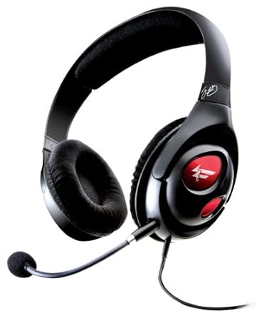Creative Labs EF0210 Fatal1ty USB Gaming Headset with Sound Blaster X-Fi Technology (Black)
