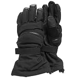 Austin Marmon Extreme Ski/ Snowboard Zipper Glove, Medium, Black