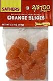 SATHERS 7102 CANDY ORANGE SLICES 5 oz. bag (PACK OF 12)