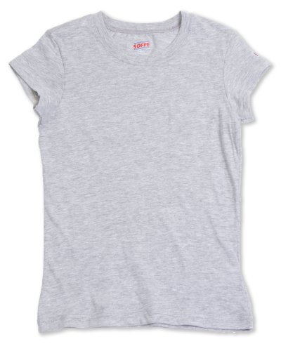Soffe Big Girls' Cotton Tissue Short Sleeve T-Shirt
