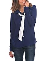 La Bella Donna Blusa Dolly + Foulard (Azul)
