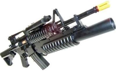 Values Pack M4 M16 Grenade Launcher Auto Electric Rifle Airsoft Gun + 8000 0.2G premium BBs