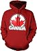 Canada Maple Leaf Logo Mens Sweatshirt, Canadian National Pride Pullover Hoodie