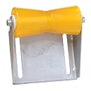 Tie Down 86282 Amber 12" Keel Roller with Panel Bracket Assembly