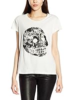 Cheap Monday Camiseta Manga Corta Have Tee Moon Skull (Blanco)