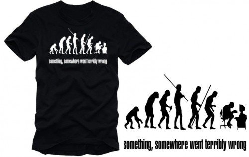 Something Schwarz T-Shirt