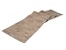 Rennie & Rose Coastal Collection 76-Inch Table Runner, Tide Pool Pebble Beach/Chocolate Tones