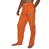 Mens NBA Phoenix Suns Plaid Cotton Thermal Sleepwear / Pajama Pants - Orange (Size: S)