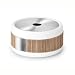 SPA Porcelain Canister with Bamboo Accents by Blomus