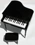 New children's "young virtuoso" black baby grand piano