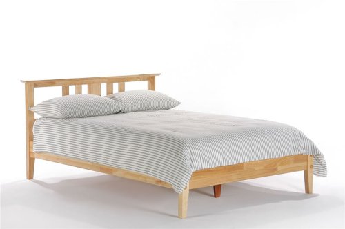 Thyme Eastern King Platform Bed w/ Natural Finish