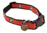 University of Georgia Bulldogs Dog Puppy Collar Medium / Large Officially Licensed