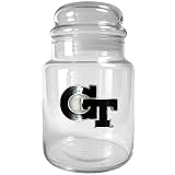 Great American Products Georgia Tech Yellow Jackets 31oz Glass Candy Jar