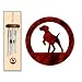 pointer24 - German Shorthaired Pointer Wind Chimes XSMALL Silver