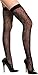 ToBeInStyle Women's Sheer Spiderweb Witch Halloween Thigh High Stockings
