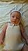 Baby 100% Cotton Camisole Onesies - Soft Ribbed White Bodysuits with lace Trim.