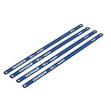 uxcell パワー弓ブレード　カーボンスチール　250x12mmx0.6mm　32TPI　4枚