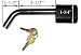 5/8 Hitch Pin Dead Bolt Lock w/ 2 Keys