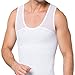 Hanerdun- Mens Slimming Body Shaper Shirt With Zipper Abs Abdomen Slim,Black,XX-Large