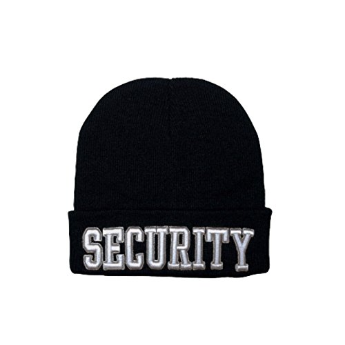 Rothco Men's Security Officer Guard Embroidered Knit Winter Work Watch Cap Hat