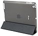 Luvvitt® DOLCE Slim-fit Smart Cover Companion / Compatible TPU Case (BACK COVER only) for iPad 4 & iPad 3 & iPad 2 - Transparent Black