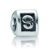 Pandora Damen-Bead  Sterling-Silber 925 Buchstabenelement "S" KASI 79323-S