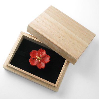 かさねの色目帯留め 花衣