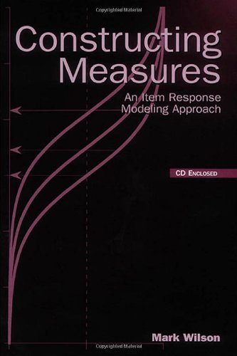 Constructing Measures: An Item Response Modeling Approach by Wilson Mark (2004-10-14) Hardcover