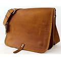 Il Messaggero (M), borsa pelle vintage, la borsa a spalla, borsa a tracolla, (A4), PAUL MARIUS, Vintage & Retro
