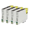UCI EI T0711 [ 4 x BLACK ] Compatible tinta cartuchos reemplazo For BX3450, EPSON Stylus CX4300, D120 Network, D5050, D78, D92, DX400, DX4000, DX4050, DX4400, DX4450, DX5000, DX5050, DX6000, DX6050, DX7000F, DX7400, DX7450, DX8400, DX8450, DX9400, DX9400F, SX115, SX200, SX205, SX210, SX215, SX218, SX400, SX405, SX415, SX510W, SX515W, SX600FW, SX610FW, StylusOffice BX300F, BX310FN, impresora, T0711, Black,