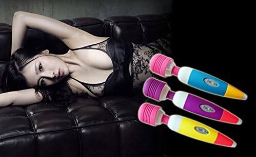 Xishiduo Brand New USB Recharging 8 Period of Frequency Conversion G-spot Vibration Powerful Magic Av Wand Personal Masturbation Massager Colorful Appearance Female Vibrators Color Random