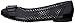AK Anne Klein Women's Brief Leather Ballet Flat