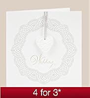 Boxed Wedding Card with Keepsake Heart