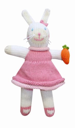 Zubels Bunny Girl Pish 12″ Eco-Friendly Plush