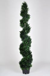 Artificial 6 ft. Cedar Spiral Topiary