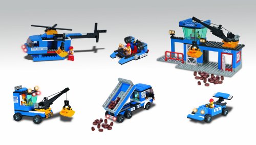 Fun Blocks (Compatible with Lego) Harbor Terminal 5-in-1 Brick Set B (304 Pieces)
