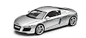 Audi R8 1:43 Eissilber
