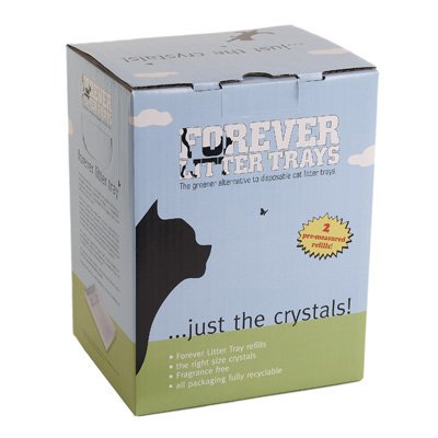 Just the Crystals -- One of the Best Selling Litters on Amazon! Fragrance Free & Conveniently Packaged with TWO Pre-measured 4.4lb Bags Per Box