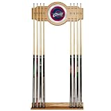 NBA6000-CC - Cleveland Cavaliers NBA Billiard Cue Rack with Mirror