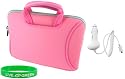 Non-OEM Amazon Kindle DX 9.7 Tote Neorpene Sleeve Case with Car Charger - Pink