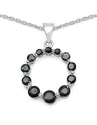 1.50 Carat Genuine Sapphire 925 Sterling Silver Pendant