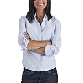 Mossimo Supply Co. Juniors Long Sleeve Button Down Core Oxford Top - Blue