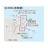 サカエ ステンレス保管システム　オプション　固定金具（壁タイプ）　SU-WSK