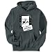 Hoodie Mens Dark Silver 