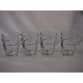 Latte-Macchiato-Gl�ser, 4er Set mit Henkel
