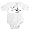 Onesie with "black and white", Texas, ferret, pet, animal
