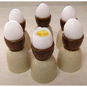 Egg Cups, double: Set of 6