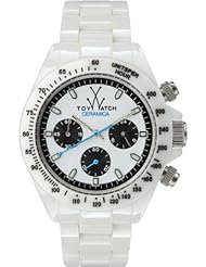 Toy Watch Ceramica White Chronograph Unisex watch #CM03WH